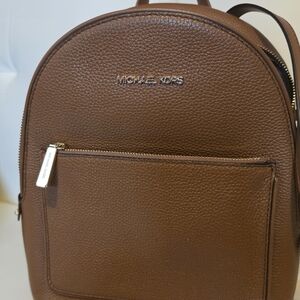 Michael Kors Tan Leather Backpack